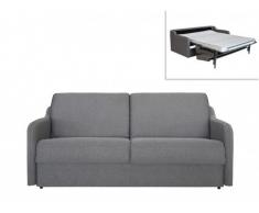 Canapé 3 places convertible express en tissu COTIO - Anthracite