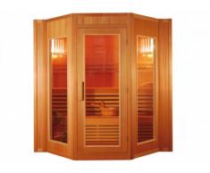 Sauna Traditionnel Finlandais 4/5 places Gamme prestige GÖTEBORG II - L200*P175*H200cm