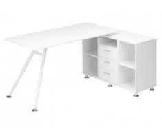 Bureau d'angle ALCEME avec rangements