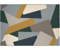 Tapis style design PABLO - 100% Polypropylène - 140x200 cm - Multicolore