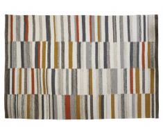 Tapis kilim tissé main en laine BODEGA - 160x230cm - Multicolore