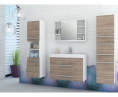 Ensemble MARYLIN - meubles de salle de bain - beige et blanc