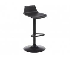 Tabouret de bar CALAS - Polypropylène - Coloris noir