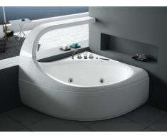 Baignoire balnéo d'angle ELLIPSE - 2 places - 300L - 147*144*H115cm