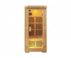 Sauna Infrarouge 1 place Gamme Carbone CATIA II - L90*P90*H190cm - 1300W