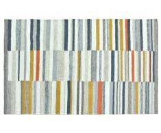 Tapis kilim tissé main en laine BODEGA - 120x170cm - Multicolore