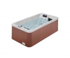 SPA 2 personnes - TAHITI II - gris granité - 18 jets - L210 x P110 x l74 cm - Système BALBOA