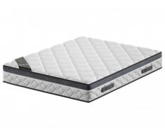 Matelas ressorts ensachés 7 zones accueil gel mémoire de forme VERSAILLES de PALACIO ép.24cm - 140x190cm