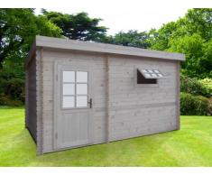 Sauna d'extérieur vestiaire KAVALIA - 5/6 places - 2 pièces - L423*H230*P280cm