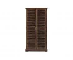 Grande armoire BALI - 2 portes - L.90 cm - Teck massif