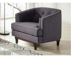 Fauteuil en tissu ELTON - Anthracite