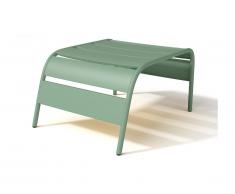 Repose pied en métal vert amande - 51 x 60 x 32 cm - MIRMANDE