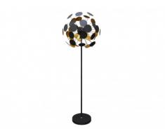Lampadaire COSMOS - H.163 cm - Noir et doré