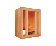 Sauna Traditionnel Finlandais 2/3 places Gamme prestige LOFOTEN II - L153*P110*H190 cm