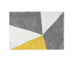 Tapis microfibre YULE - polyester - 120 x 170 cm - Multicolore