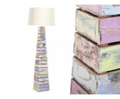 Lampadaire ARBOGA en teck recyclé - H.168cm
