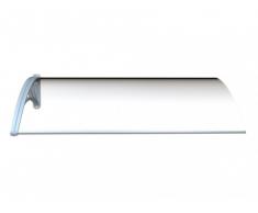 Extension d'auvent en kit COPALINA en aluminium - 140*92.5cm