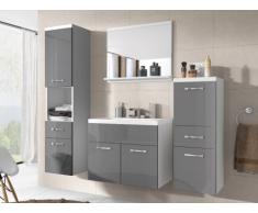 Ensemble CLAUDIA - meubles de salle de bain - laqué gris