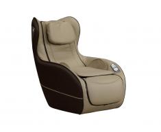 Fauteuil massant ADRASTEE en simili - Option Bluetooth - Beige