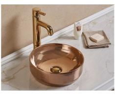 Vasque de salle de bain KANELLE - effet cuivre