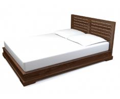 Lit BALI en teck massif - 160x200cm