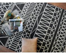 Tapis GRIGORI - 100% Laine - 160*230 cm - Marron et beige