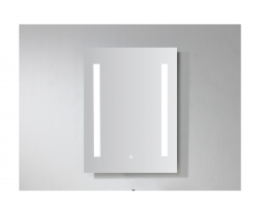 Miroir de salle de bain lumineux rectangle à leds ABRIL - L60 x H80 cm