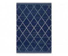 Tapis intérieur et extérieur ATOME - Polypropylène - 200 x 290 cm - Denim bleu