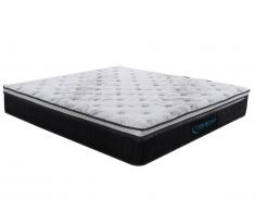 Matelas ressorts ensachés et surmatelas intégré GAMIANI de DREAMEA - 160 x 200 cm