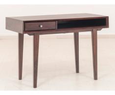Console bureau ALAINA - 1 niche & 1 tiroir - Bois Acacia