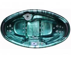 SOLDES - Spa 2 personnes MAHE II vert - 24 jets - L197*P113*l80 cm