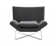 Fauteuil en tissu KARINE - Anthracite