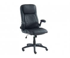 Fauteuil de bureau VEGA - Simili noir - Hauteur Ajustable
