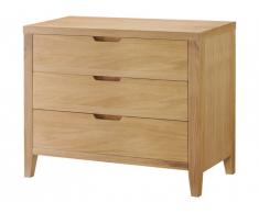 Commode CHAMBARAN - 3 tiroirs - Chêne huilé