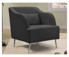 Fauteuil en tissu PERSEVAL- Anthracite