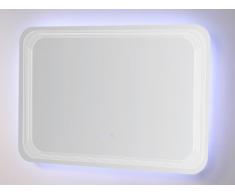 Miroir de salle de bain lumineux rectangle AGLAE - L90 x H60 cm