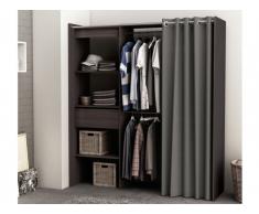 Dressing extensible KYLIAN - L114/168cm - Chocolat et gris