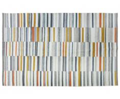 Tapis kilim tissé main en laine BODEGA - 200x290 cm - Multicolore