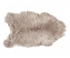 Tapis à poils longs en peau de mouton SNUG - 50x110 cm - Taupe