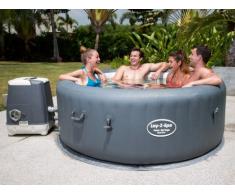 Spa gonflable 4-6 personnes B-FUNKY de BESTWAY - D196*H71 cm - 8 hydrojets - revêtement luxe