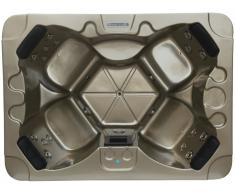SPA 4 personnes LULA II doré - 16 jets - L210 x P152 x H76 cm - Système BALBOA