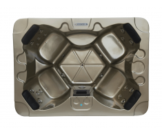 SPA 4 places LULA II doré - 16 jets - L210 x P152 x H76 cm - Système BALBOA