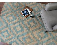 Tapis RILAS - 100% Chanvre tissé main - 160*230 cm - Naturel