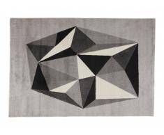 Tapis LYOV - polypropylène - 160x230 cm - Gris