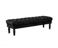 Banc RINALDO - Velours noir