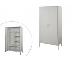 Armoire SOHO - 2 portes - Acier - Blanc
