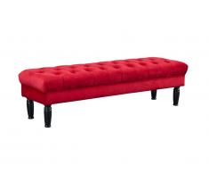 Banc RINALDO - Velours rouge