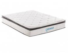 Matelas ressorts ensachés et surmatelas mémoire de forme intégré VOLUBILE de DREAMEA - 140x200cm