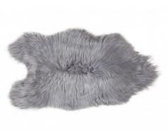 Tapis à poils longs en peau de mouton SNUG - 50x110 cm - Gris