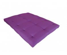Futon 140x190cm - COTON traitement téflon - SHIVA de DREAMEA - Violet